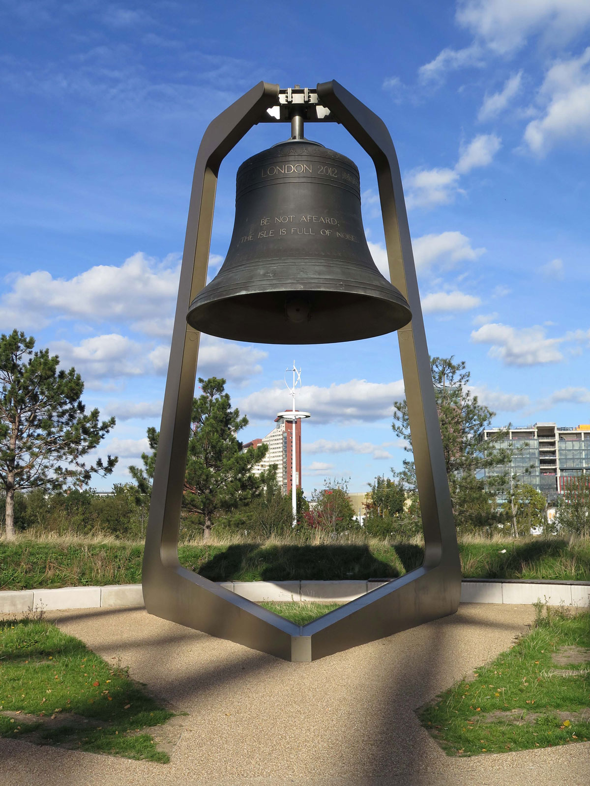 06-The-Olympic-Bell The Olympic Bell in the Queen Elizabeth Olympic Park