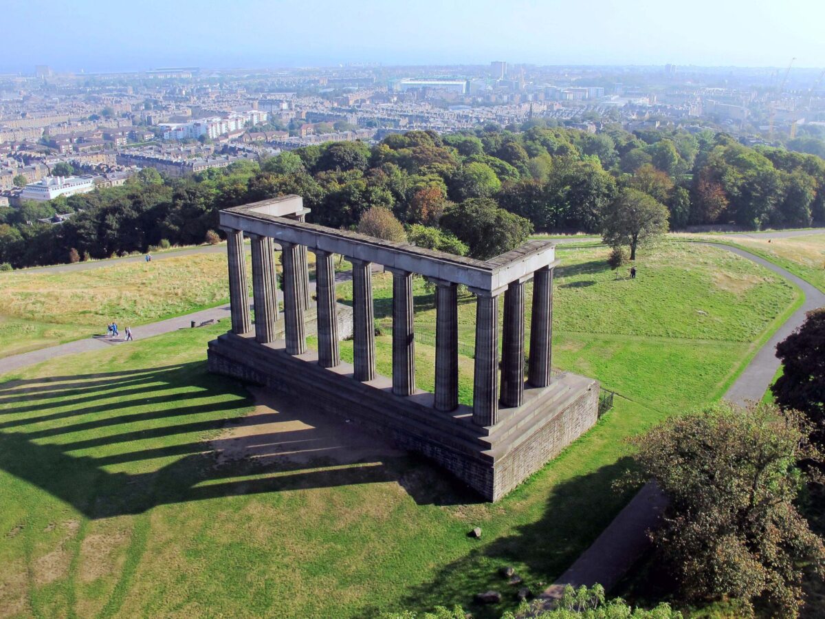 03 The National Monument from the Nelson Monument The National Monument from the top of the Nelson Monument