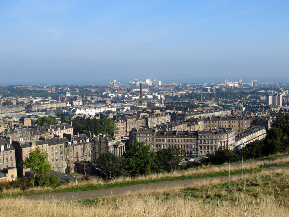 05 Looking towards Leith and the Firth of Forth
