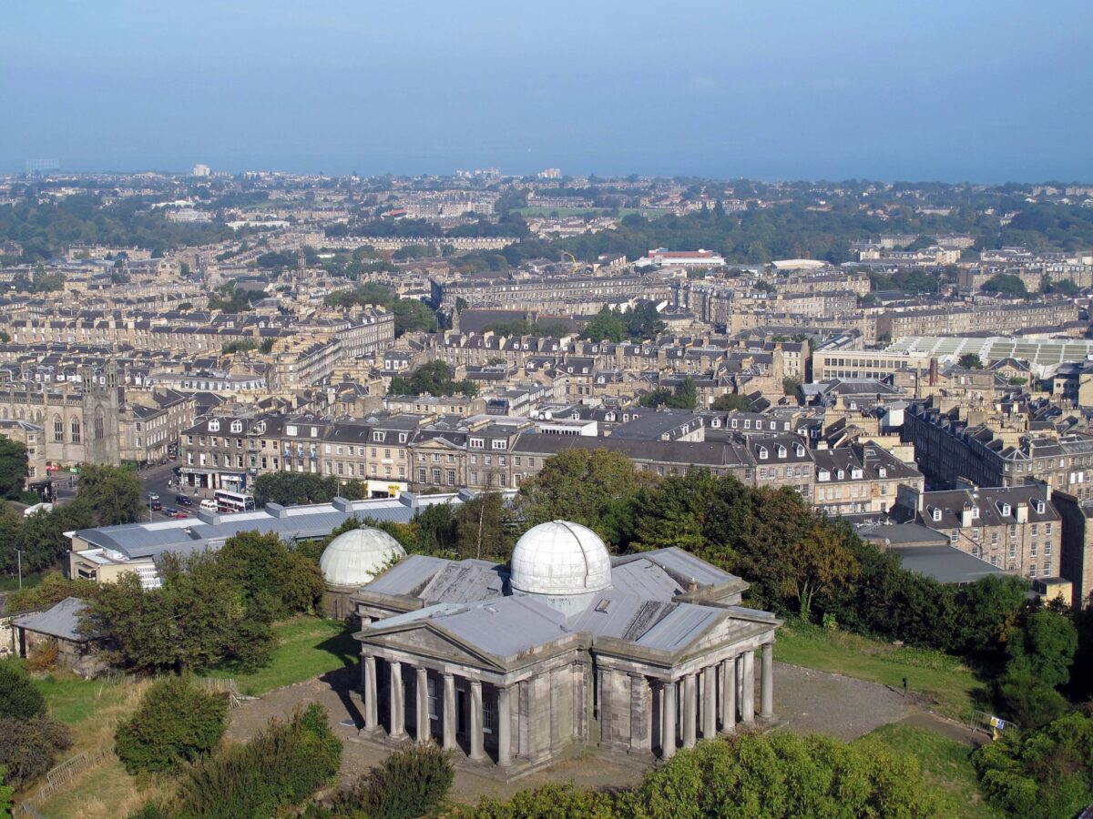 06 The View across the Observatory towards the Firth of Forth The City Observatory