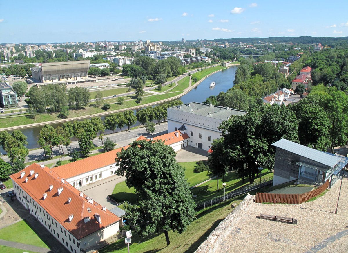 View over the Arsenal and the Neris River