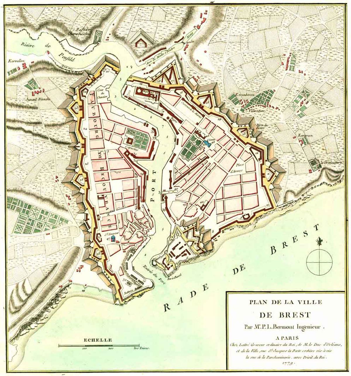 02-Recouvrance-(left)-and-Brest-(right)-in-1779-(Swedish-Military-Archives)