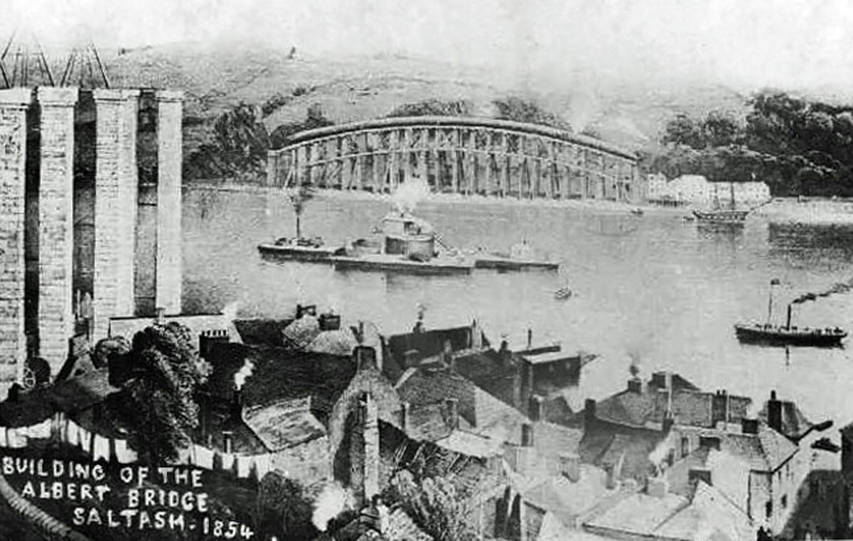 07-The-Centre-Pier-and-Cornwall-Span-under-construction-in-1854-(Wikipedia)