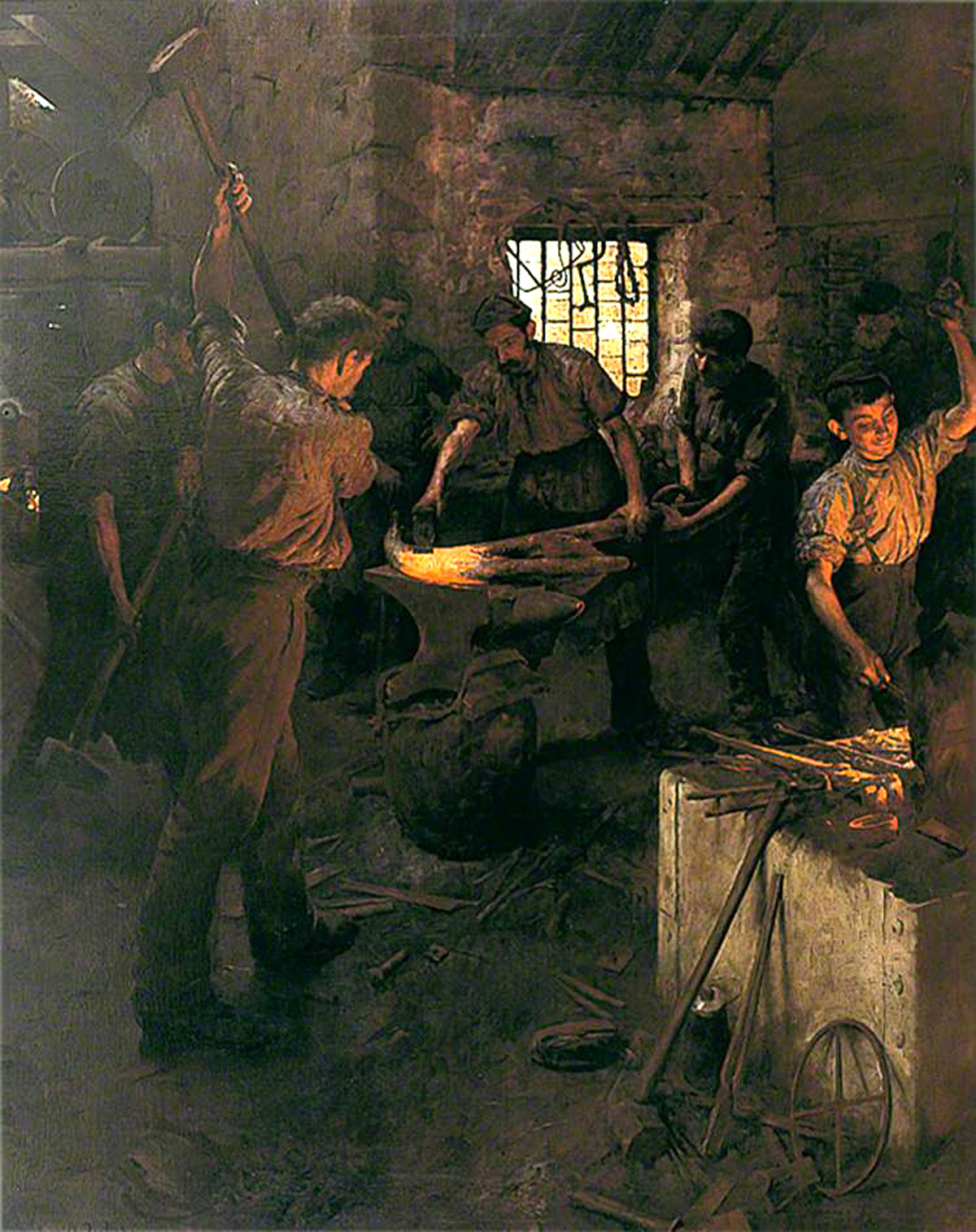 010-Forging-the-Anchor-(1892-Bridgeman-Images) Stanhope Forbes - Forging the Anchor (1892) Bridgeman Images