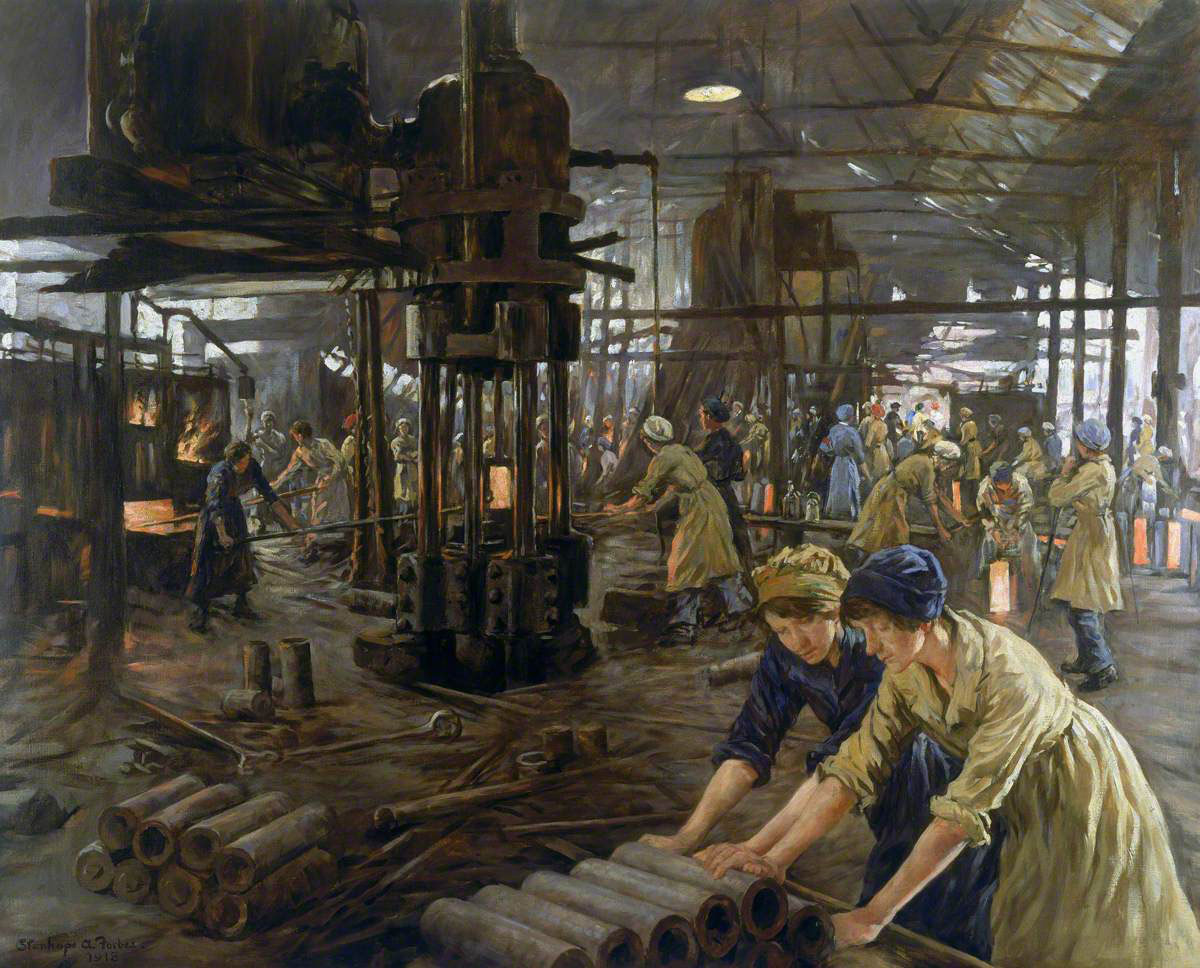 017-Stanhope-Forbes---The-Munition-Girls-(1918)-The-Science-Museum,-London