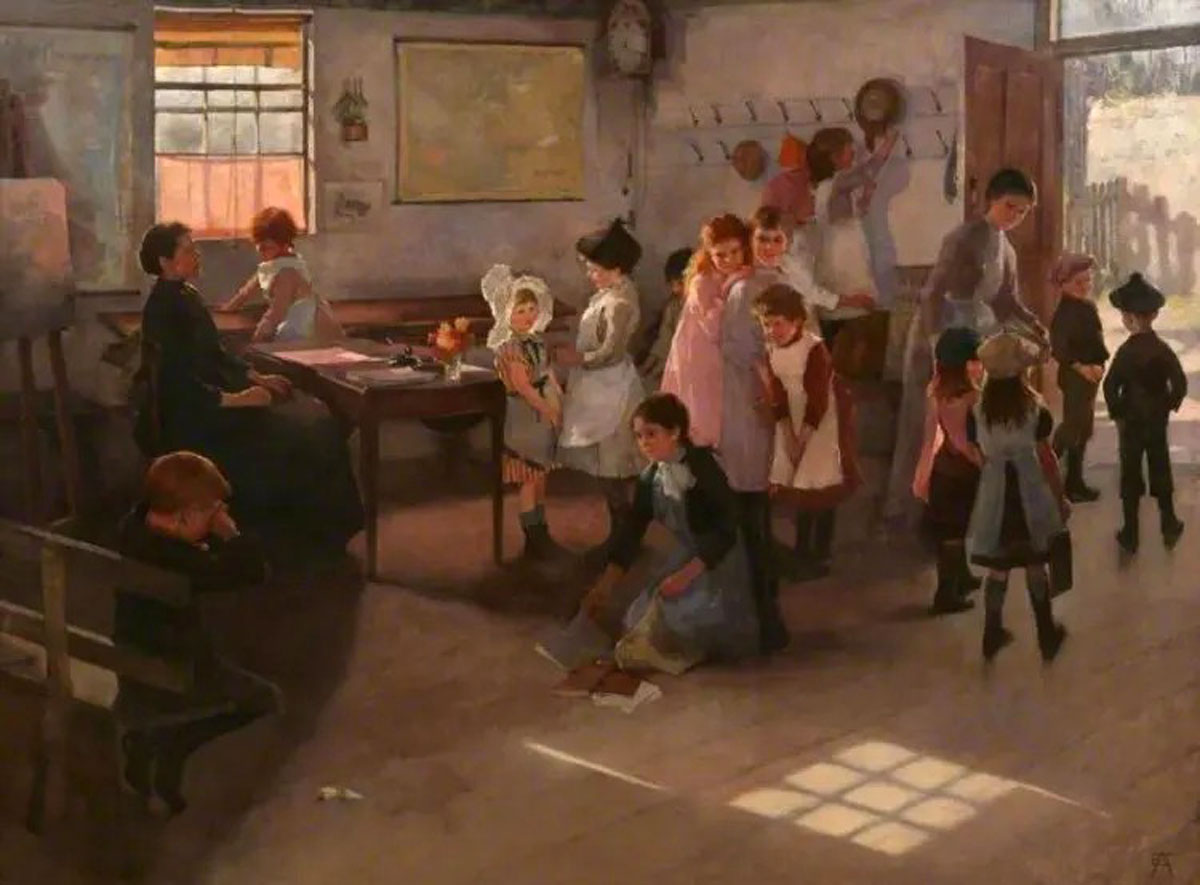 07-School-Is-Out-(1889)--Penlee-House-Gallery-and-Museum)