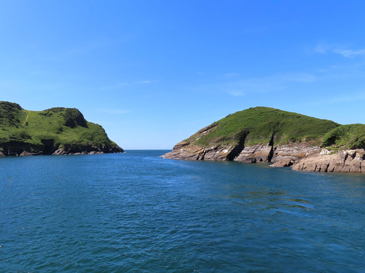 016-Looking-back-towards-the-Entrance-to-Watermouth-with-Widmouth-Head-on-the-left-and-Sexton's-Burrow-on-the-right